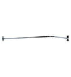 Barclay 4123-78 78" Corner Shower Rod with Rectangular Flanges