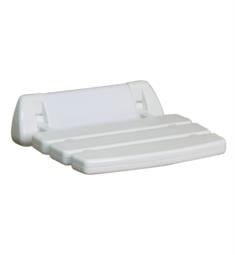Barclay 6183-WH 13 3/4" Wall Mount Plastic Shower Seat in White