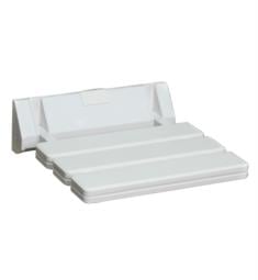 Barclay 6189-WH 12 3/4" Wall Mount Plastic Shower Seat in White