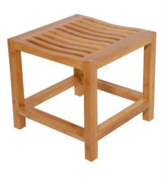 Barclay 6220 17" Freestanding Wood Shower Stool in Bamboo