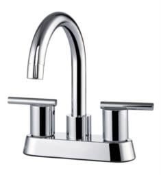 Barclay LFC202-ML Conley 7 5/8" Two Hole Centerset Bathroom Sink Faucet with Metal Lever Handle