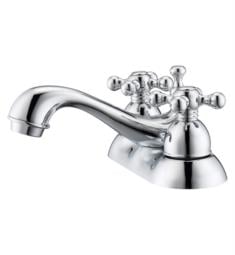 Barclay LFC204-MC Donata 3 1/4" Two Hole Centerset Bathroom Sink Faucet with Metal Cross Handle