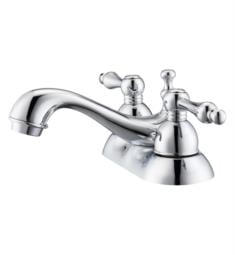 Barclay LFC204-ML Donata 3 1/4" Two Hole Centerset Bathroom Sink Faucet with Metal Lever Handle