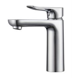 Barclay LFS302 Tova 6 7/8" Single Hole Bathroom Sink Faucet with Metal Lever Handle