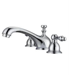 Barclay LFW100-ML Marsala 3 3/4" Three Hole Widespread Bathroom Sink Faucet with Metal Cross Handle