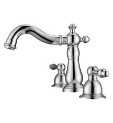 Barclay LFW104-ML Aldora 6" Three Hole Widespread Bathroom Sink Faucet with Metal Lever Handle