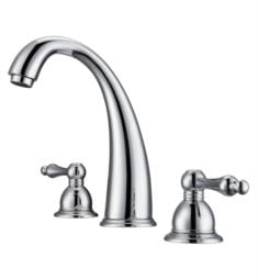 Barclay LFW106-ML Maddox 7 3/8" Three Hole Widespread Bathroom Sink Faucet with Metal Lever Handle