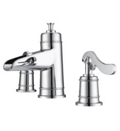 Barclay LFW112-ML Batson 6" Three Hole Widespread Bathroom Sink Faucet with Metal Lever Handle