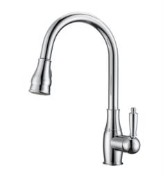Barclay KFS410-L2 Caryl 16 1/2" Deck Mounted 4" Metal Lever Handle Pull-Out Spray Kitchen Faucet