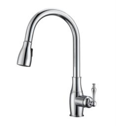 Barclay KFS411-L1 Cullen 16 1/2" Deck Mounted 3" Metal Lever Handle Pull-Out Spray Kitchen Faucet