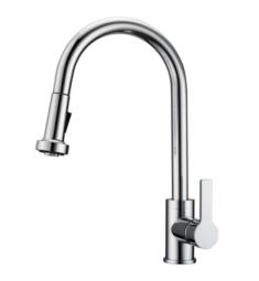 Barclay KFS412-L2 Fairchild 16 3/8" Deck Mounted Metal Lever Handle Pull-Out Spray Kitchen Faucet