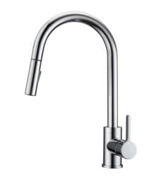Barclay KFS413-L1 Fenton 16 3/8" Deck Mounted Metal Lever Handle Pull-Out Spray Kitchen Faucet