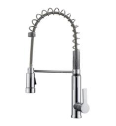 Barclay KFS422-L2 Shallot 20 1/8" Deck Mounted Metal Lever Handle Pre Rinse Kitchen Faucet