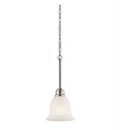 Kichler 42901NIL18 Tanglewood 1 Light 6 1/4" Ceiling Mount LED Satin Etched Mini Pendant in Brushed Nickel