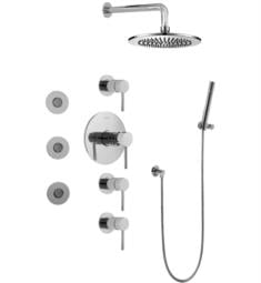 Graff GB1.122A-LM37S M.E./M.E. 25 Round Thermostatic Shower System with Body Sprays and Handshower