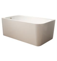 Fleurco BKA5929-18 Aria Kapelle 59" Corner Acrylic Soaker Bathtub in White