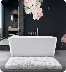 BainUltra BVICRF00 Vibe 58" Freestanding Customizable Bath Tub
