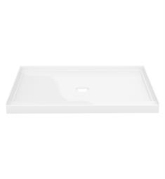 Fleurco ABT36-18-3 48" - 60" In-Line Acrylic Shower Base with 3 Integrated Tiling Flanges in White