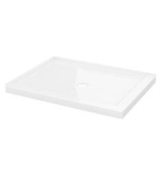 Fleurco ABT36-18-2 48" - 60" Acrylic Shower Base with 2 Integrated Tiling Flanges in White