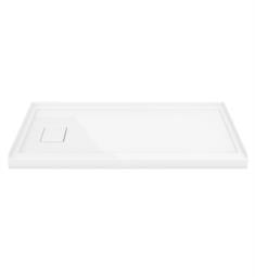Fleurco ADT6032-18-3 60" In-Line Acrylic Shower Base with 3 Integrated Tiling Flanges in White