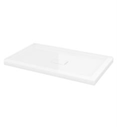Fleurco ADT36-18-2 48" - 60" Acrylic Shower Base with 2 Integrated Tiling Flanges in White