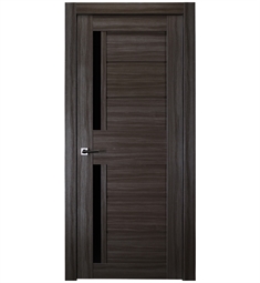 Belldinni ESTA-GO Esta Interior Door in Gray Oak Finish with Frosted Glass