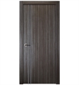 Belldinni PALL2V-GO Palladio 2V Interior Door in Gray Oak Finish with Aluminum Moldings