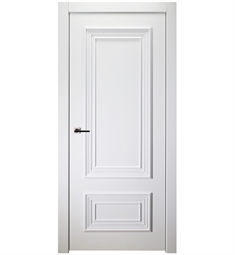 Belldinni PLZ2-PW Palazzo 2 Interior Door in Polar White Finish with Decorative Moldings