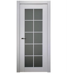 Belldinni SP10L-PW Smart Pro 10 Lite Interior Door in Polar White Finish with Frosted Glass