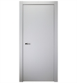 Belldinni UNICA-BN Unica Interior Door in Bianco Noble Finish with Aluminum Edges