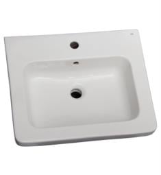 Barclay 3-106WH Resort 19 3/4" Single Basin Rectangular Pedestal Bathroom Sink in White