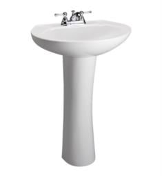 Barclay 3-202 Hampshire 22 1/2" Single Basin Pedestal Oval Bathroom Sink
