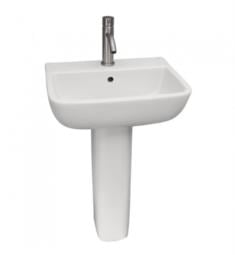 Barclay 3-21WH Series 20 1/2" Single Basin Rectangular Pedestal Bathroom Sink in White