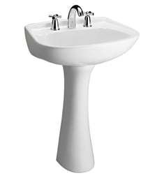 Barclay 3-31 Hartford 22 7/8" Single Basin Pedestal Bathroom Sink