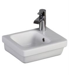 Barclay 4-1060WH Resort 14 1/4" Single Basin Wall Mount Rectangular Bathroom Sink in White