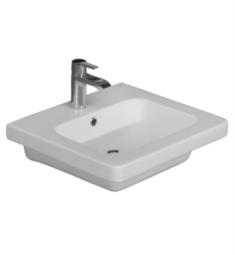 Barclay 4-106WH Resort 19 3/4" Single Basin Wall Mount Rectangular Bathroom Sink in White