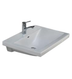 Barclay 4-26WH Mistral 20 1/8" Single Basin Wall Mount Rectangular Bathroom Sink in White