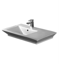 Barclay 4-36WH Opulence 31 1/2" Single Basin Vessel Rectangular Bathroom Sink in White