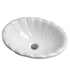 Barclay 4-465 Corona 17 1/2" Single Basin Drop-In Oval Bathroom Sink