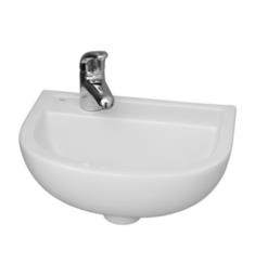Barclay 4531WH Compact 15" Single Basin Wall Mount Bathroom Sink in White