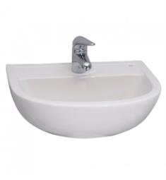 Barclay 4-61WH Compact 17 3/4" Single Basin Wall Mount Bathroom Sink in White
