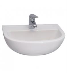 Barclay 4-62WH Compact 19 3/4" Single Basin Wall Mount Bathroom Sink in White