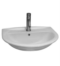 Barclay 4-85WH Karla 25 5/8" Single Basin Wall Mount Bathroom Sink in White