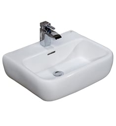 Barclay 4-91WH Metropolitan 420 16 1/2" Single Basin Wall Mount Bathroom Sink