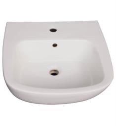 Barclay B-3-15WH Elena 23 5/8" Single Basin Rectangular Bathroom Sink Only