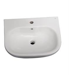 Barclay B-3-203WH Tonique 21 3/4" Single Basin Rectangular Bathroom Sink Only
