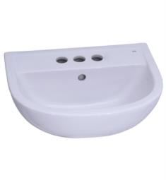 Barclay B-3-55WH Compact 21 1/2" Single Basin U-Shaped Bathroom Sink Only