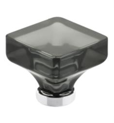 Emtek 86555 Crystal & Porcelain Lido 1 5/8" Smoke Crystal Cabinet Knob