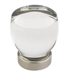 Emtek 86562 Crystal & Porcelain Juneau 1 1/8" Clear Crystal Cabinet Knob