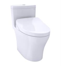 TOTO MW6463056CEMFGN#01 TOTO Aquia IV One-Piece Elongated Toilet with 1.28 GPF & 0.9 GPF Dual Flush and Washlet+ S550e in Cotton